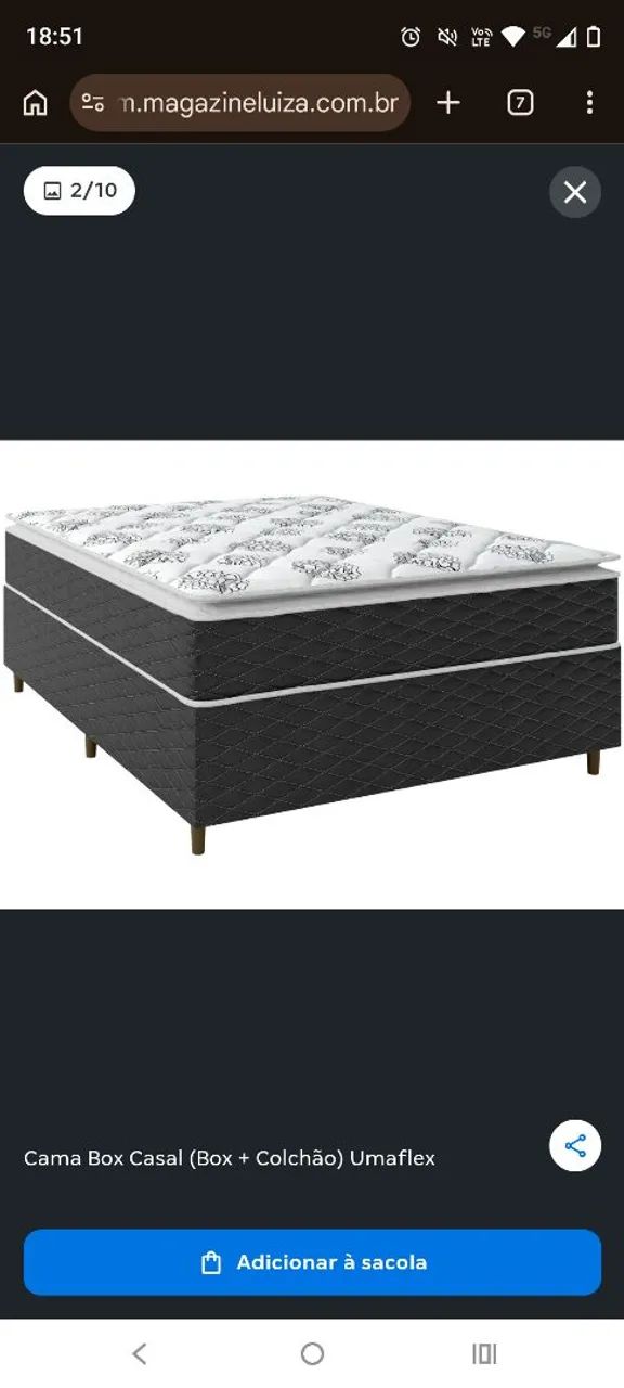 Cama box casal plumatex