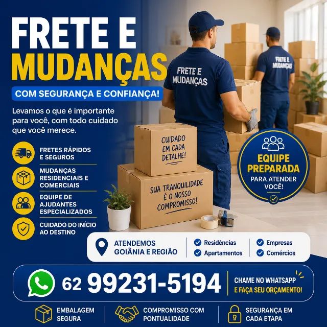 Frete e Mudança Goiânia e Região