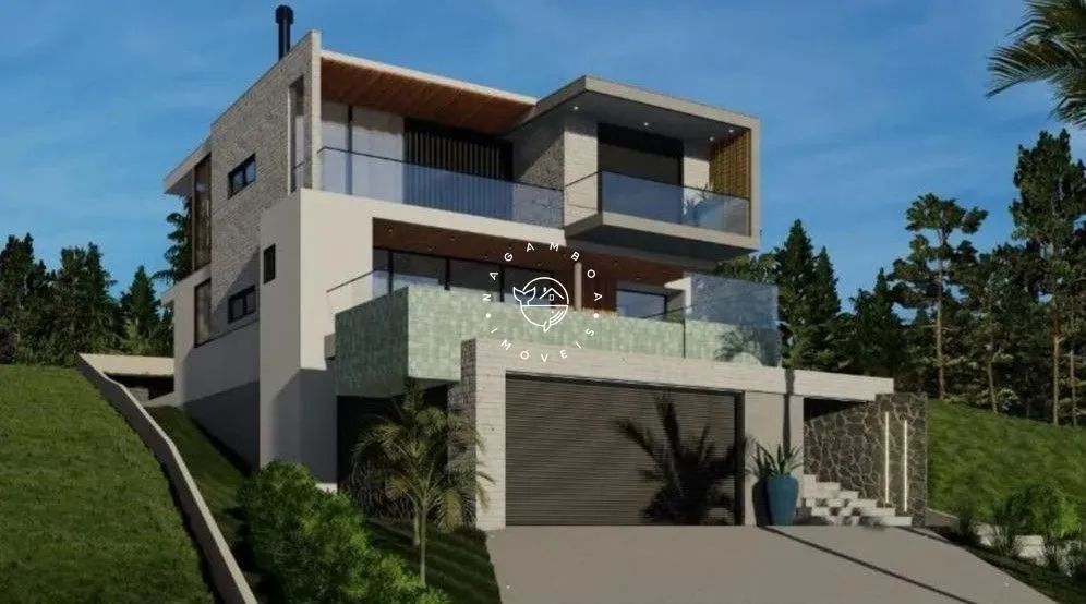 Casa moderna, piscina de borda infinita e 4 quartos em Santo Amaro da Imperatriz - Foto 2