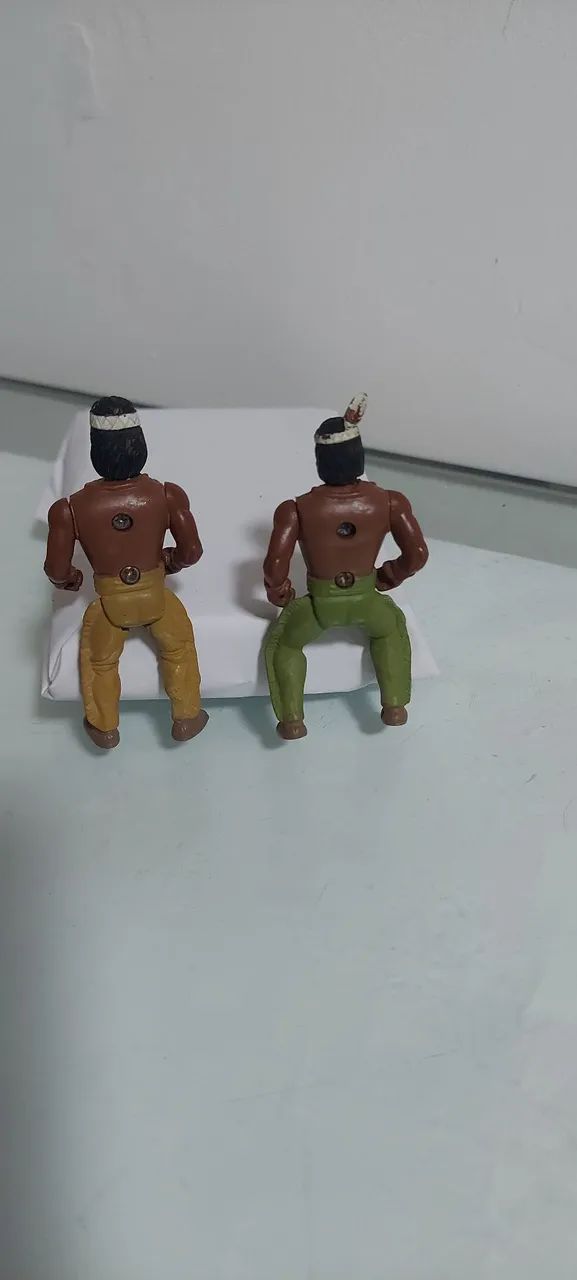 Raridade Bonecos Articulados de índios  da Gulliver  Forte apache  - Foto 2