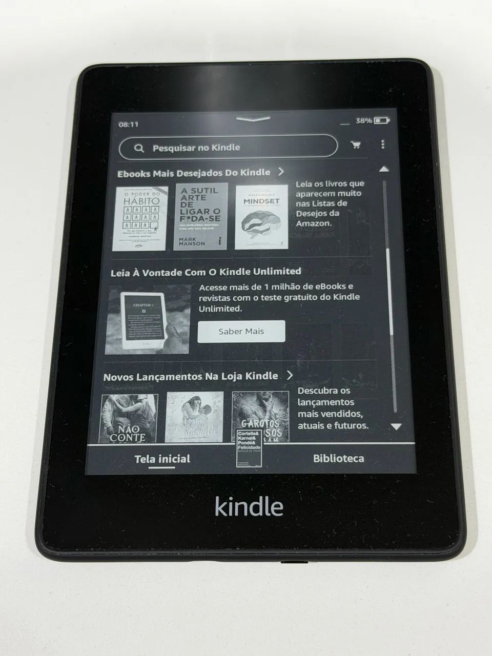 Kindle Paperwhite 10ª Geração - Wi-Fi - 8 GB - Foto 2