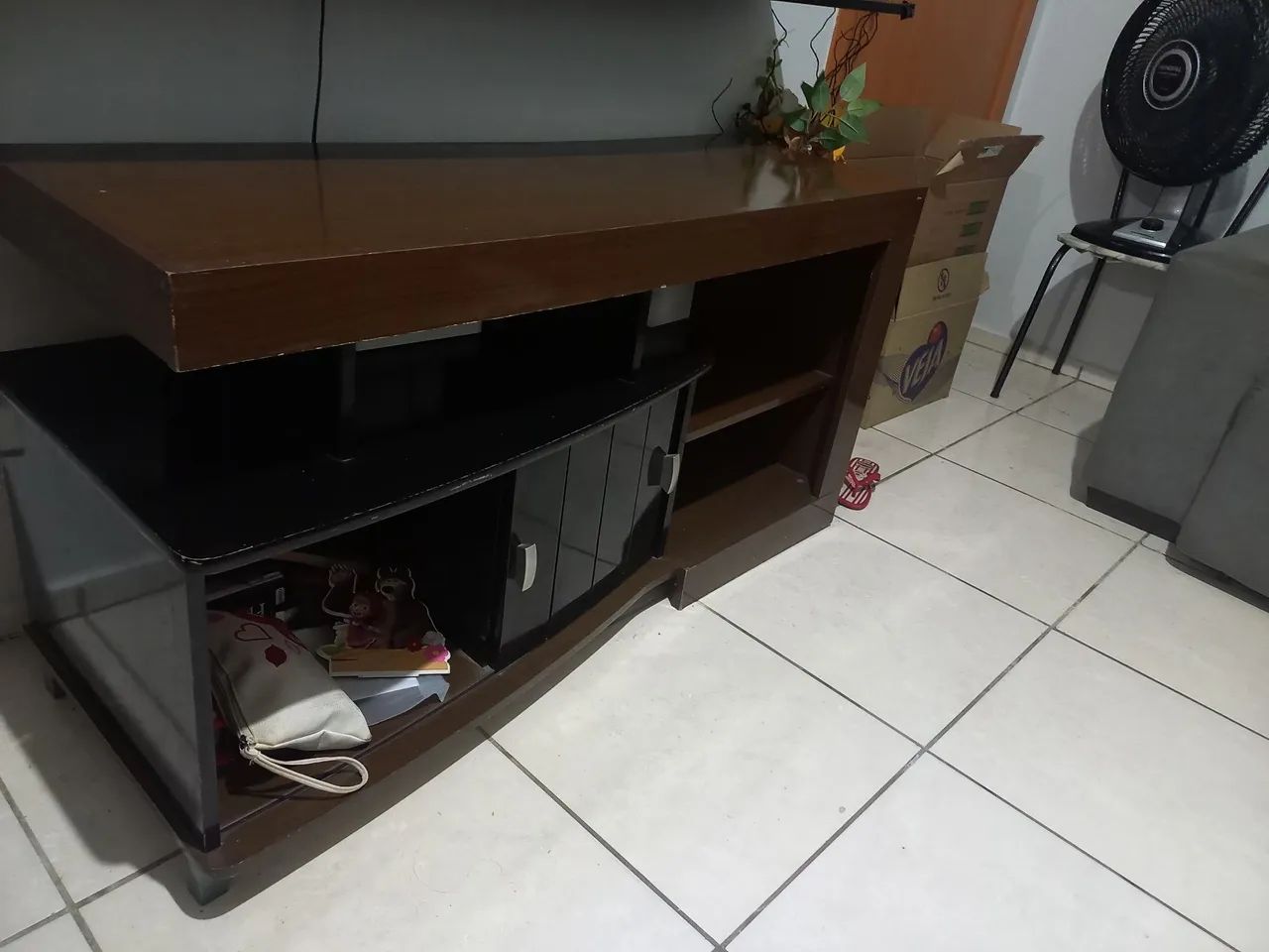 Rack preto + painel  - Foto 4