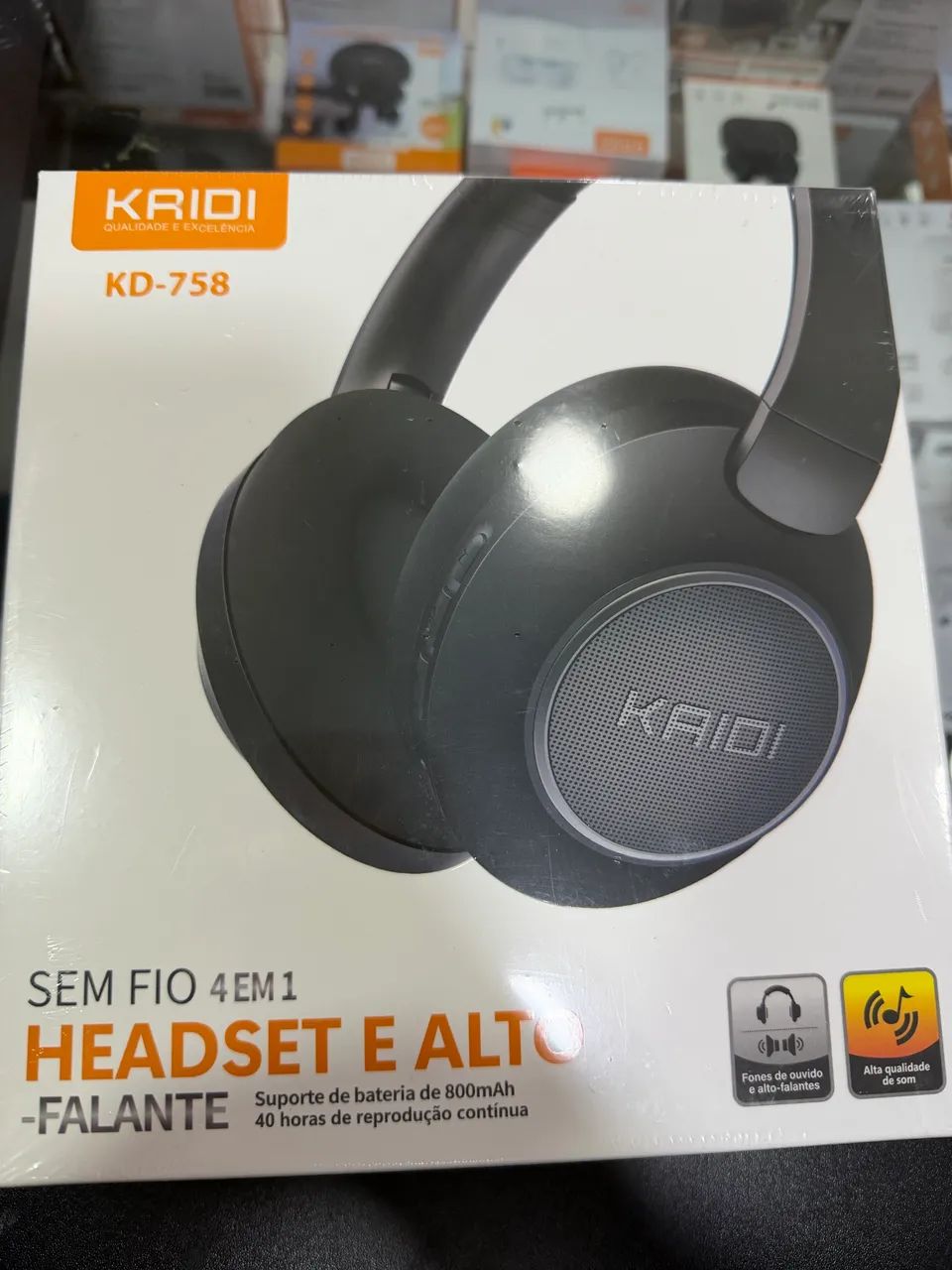 Vendo fone Bluetooth kaidi , novo na caixa 