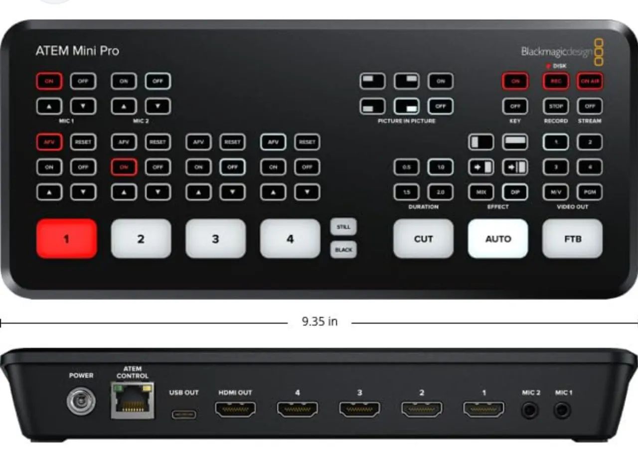 Atem mini pró - Dispositivos de Streaming - Estância Pinhais