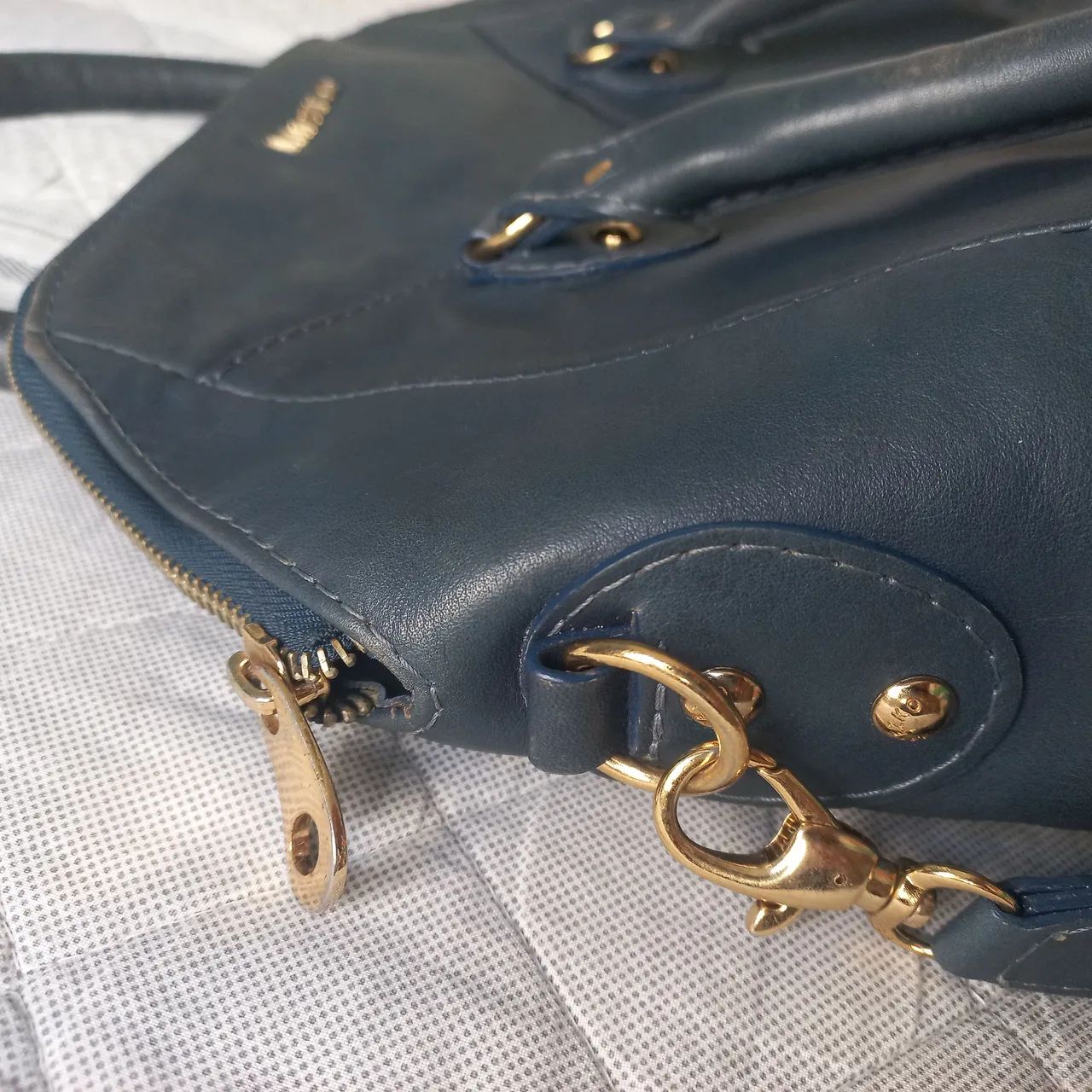 Bolsa de couro para trabalho -não descasca