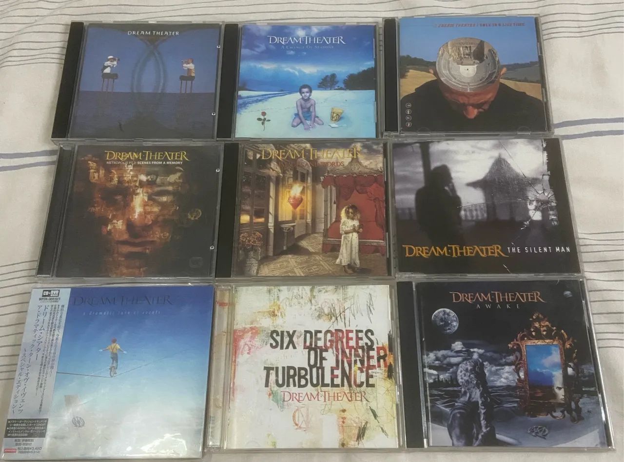 Coleção Cds Importados Dream Theater - CDs, DVDs etc - Biritiba