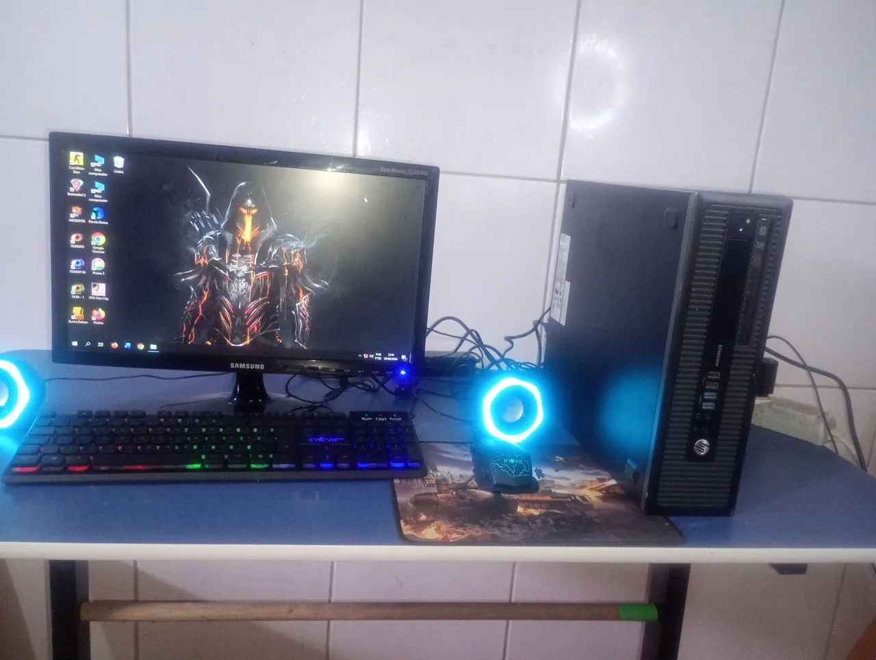 PC top core i3 HD de 1tera 4gb tela de 20pl polegadas  - Foto 3