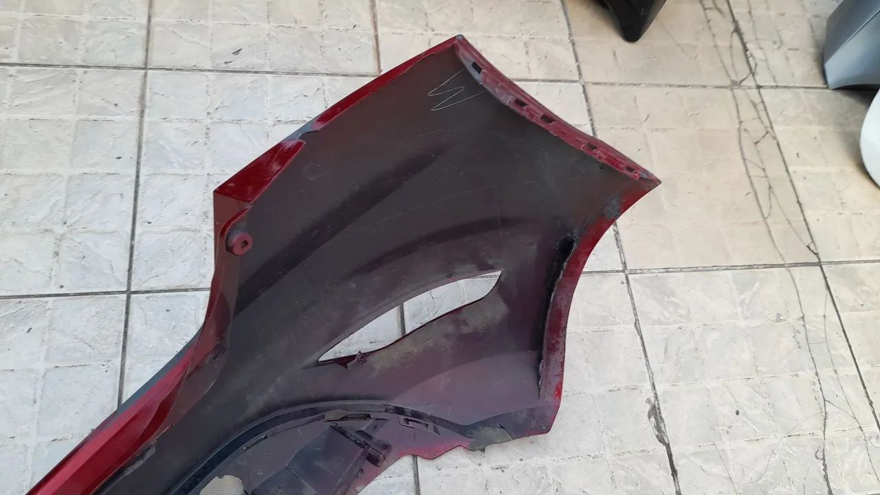 Parachoque traseiro New Fiesta Hatch 2013 2014 2015 2016 - Foto 7