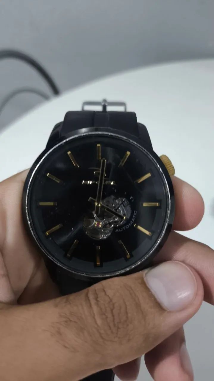 Relógio rip Curl Detroit automático preto e dourado  - Foto 3