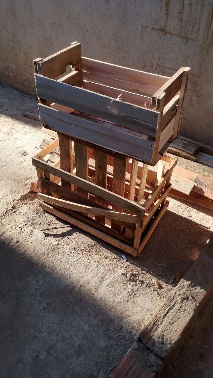 Caixas de madeira para legumes ou artesanais  - Foto 2