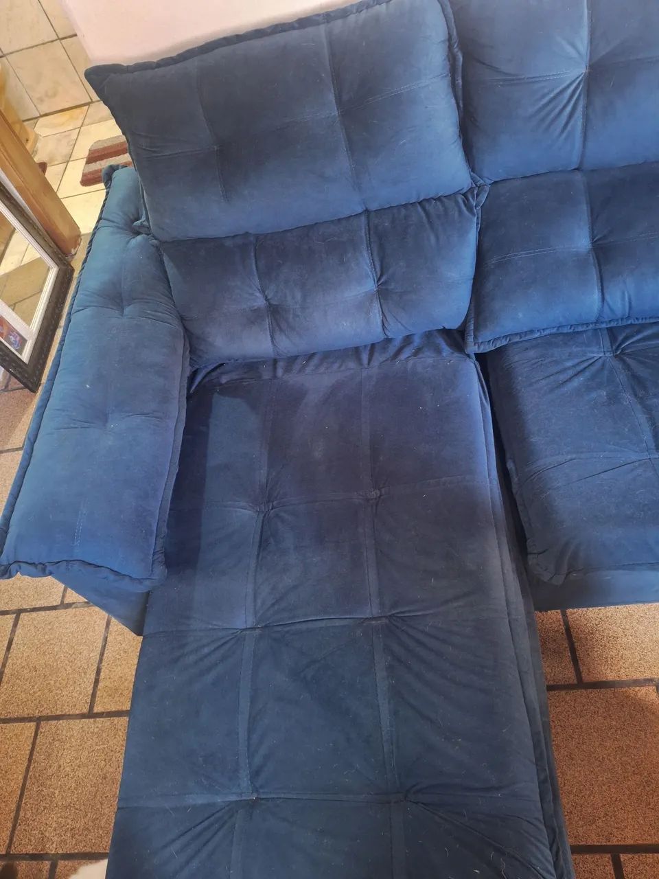Vendo sofá retrátil 3 lugares  - Foto 3