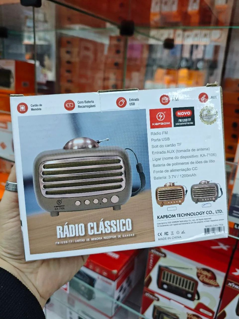 Rádio Portátil NOVO - Foto 2