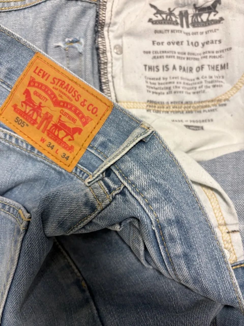 Calça Jeans Levi's - Tam. 44 (w 34 - L 34) - Foto 4