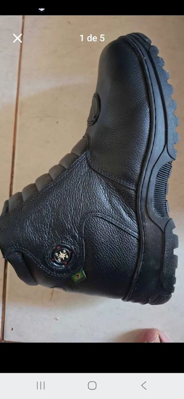Bota de motoqueiro  - Foto 5