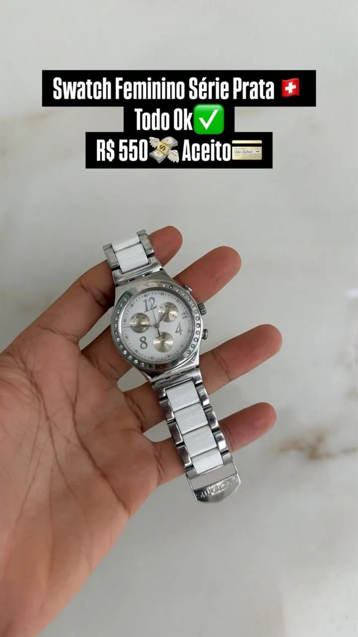 Swatch série prata