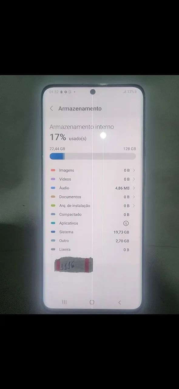 Samsung s20 5g. (Com defeito)