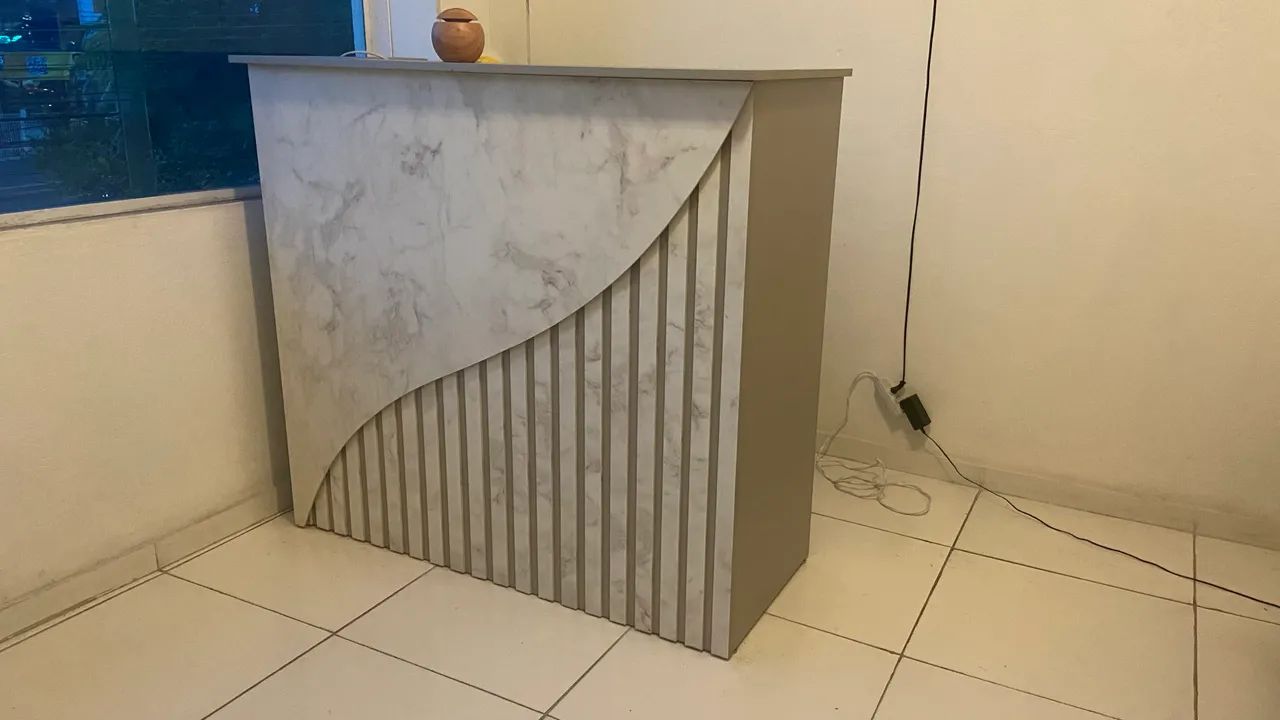 Balcão de recepção com Led 100% MDF - Foto 2