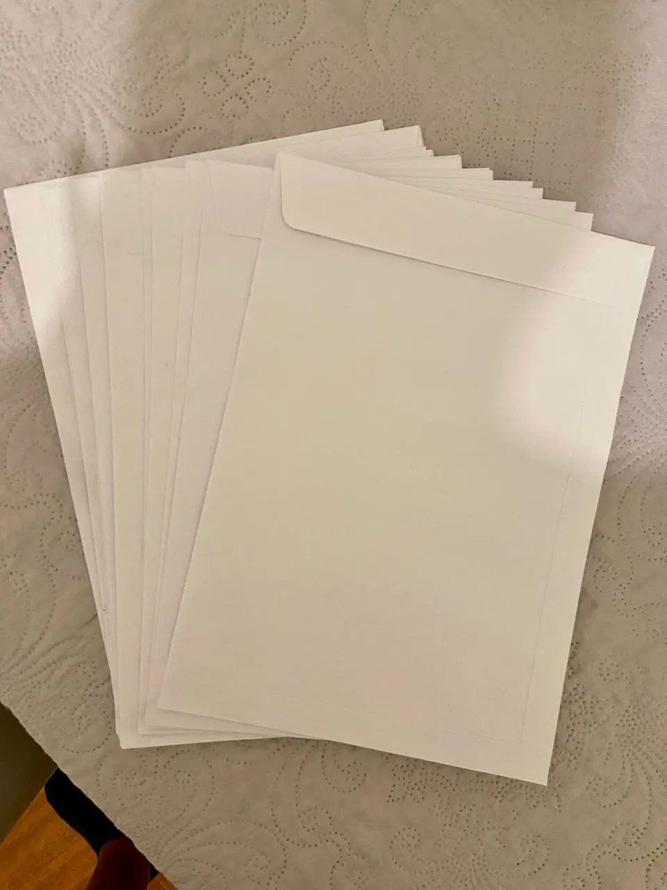 18 envelopes brancos A4 novos - Foto 3