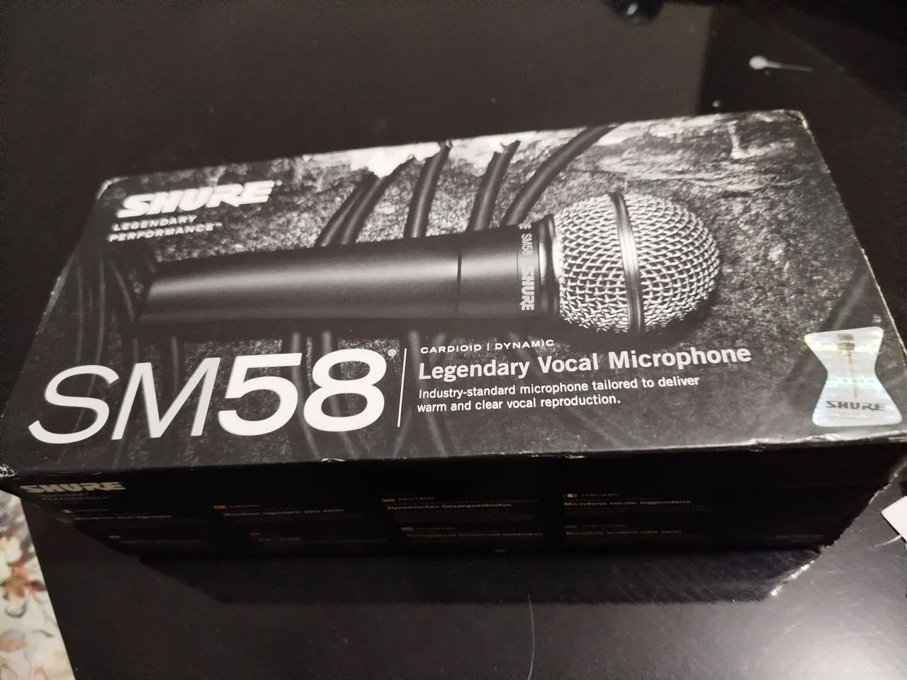 Shure SM58 Original NOVO 