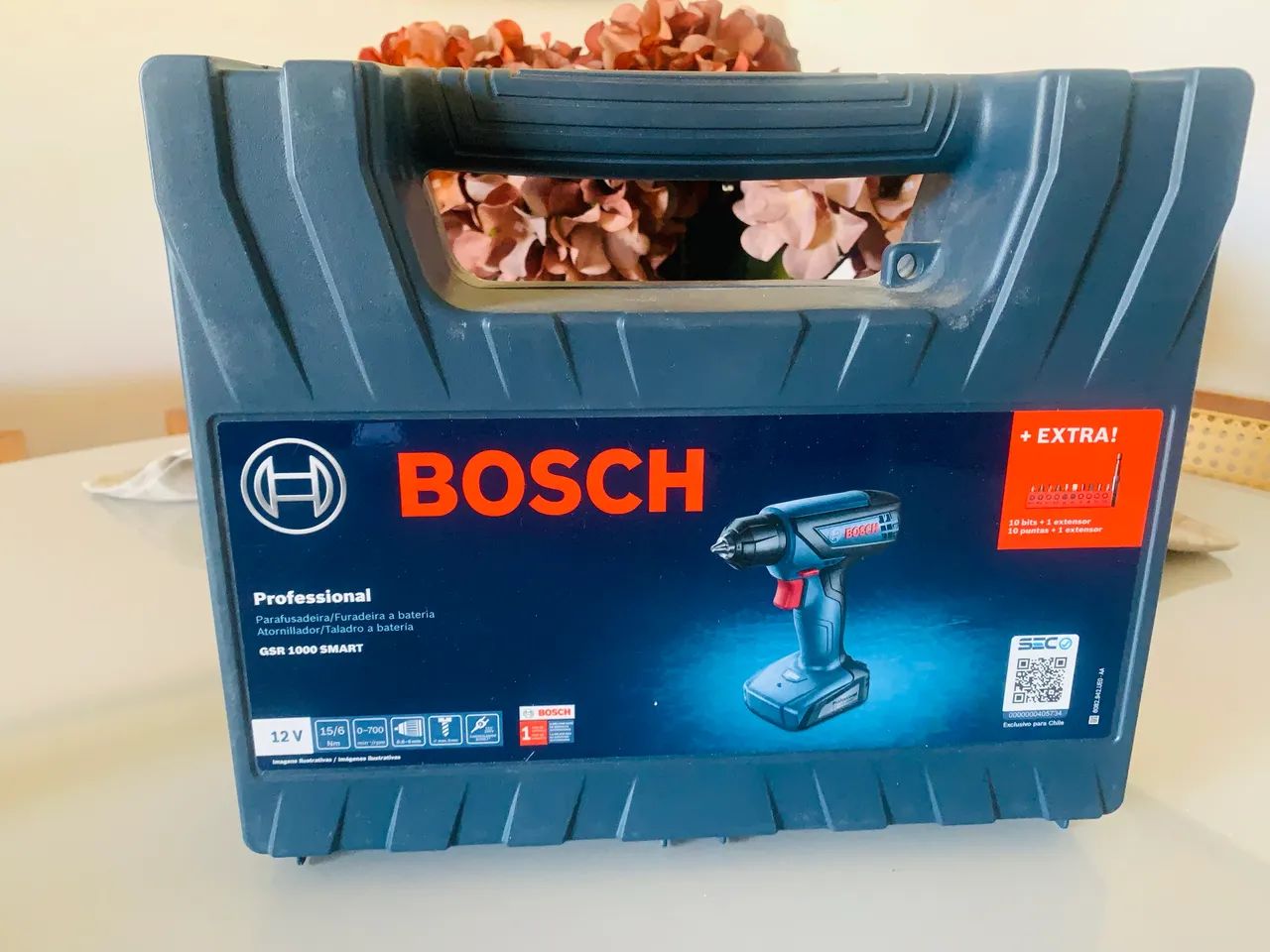 Parafusadora furadeira BOSCH SMART 1000 12V - Foto 5