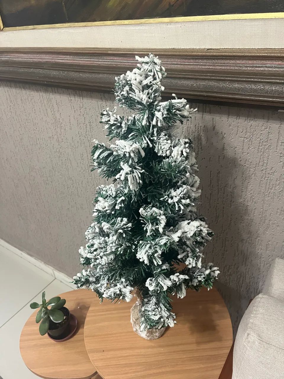 Árvore de Natal neve - Foto 2