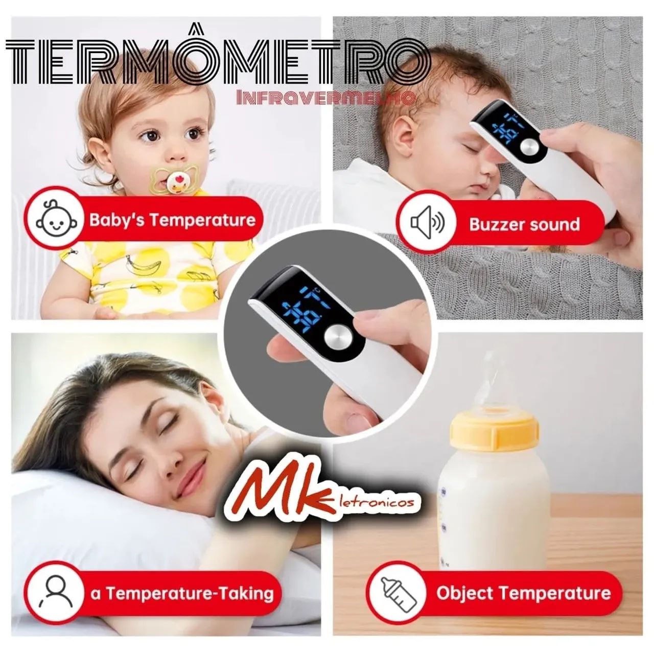 Termômetro Infravermelho Inteligente  - Foto 3