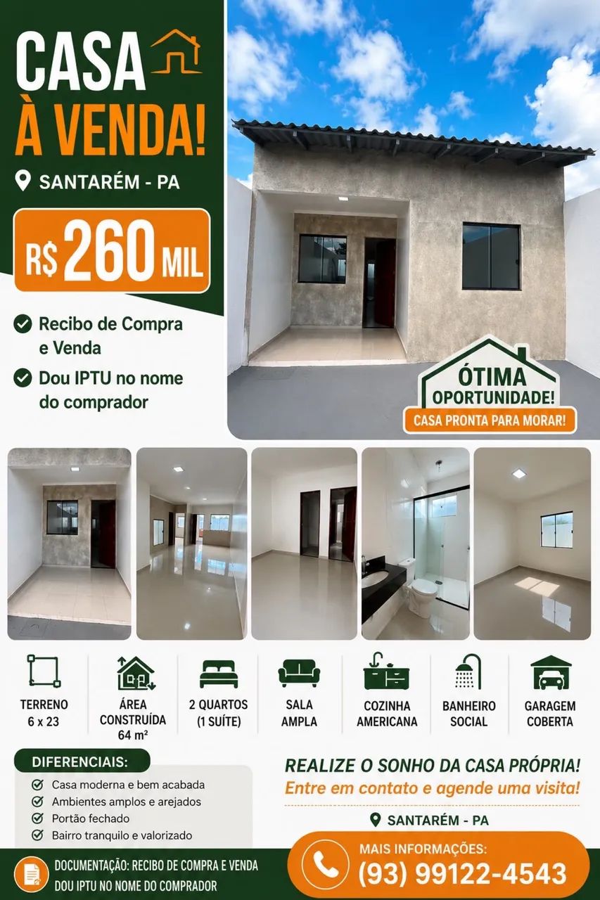 Casa nova a Venda 
