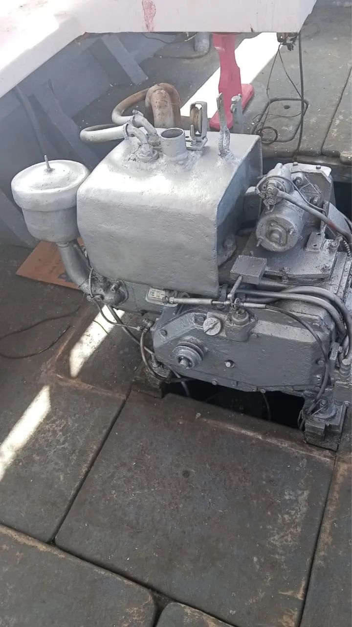 Motor NSB 18 completo com hélice reversor quadrado bomba refrigeração  - Foto 3