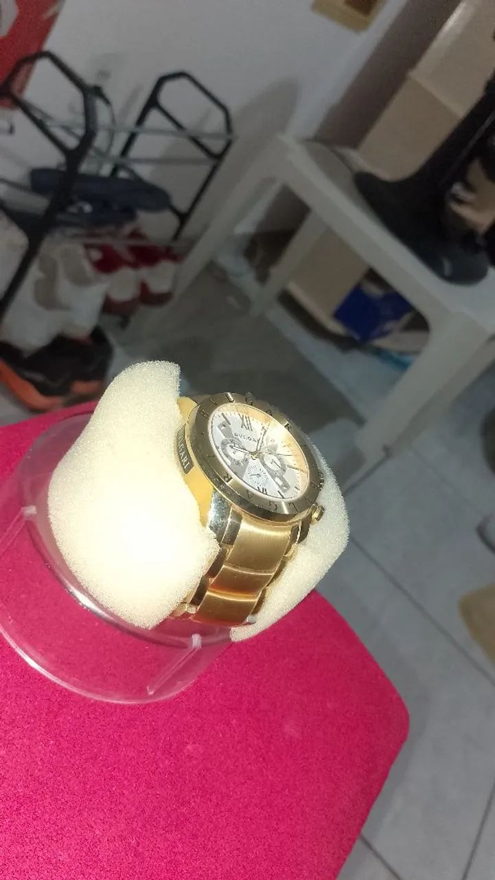 relógio de ouro da BVLGARI - Foto 2