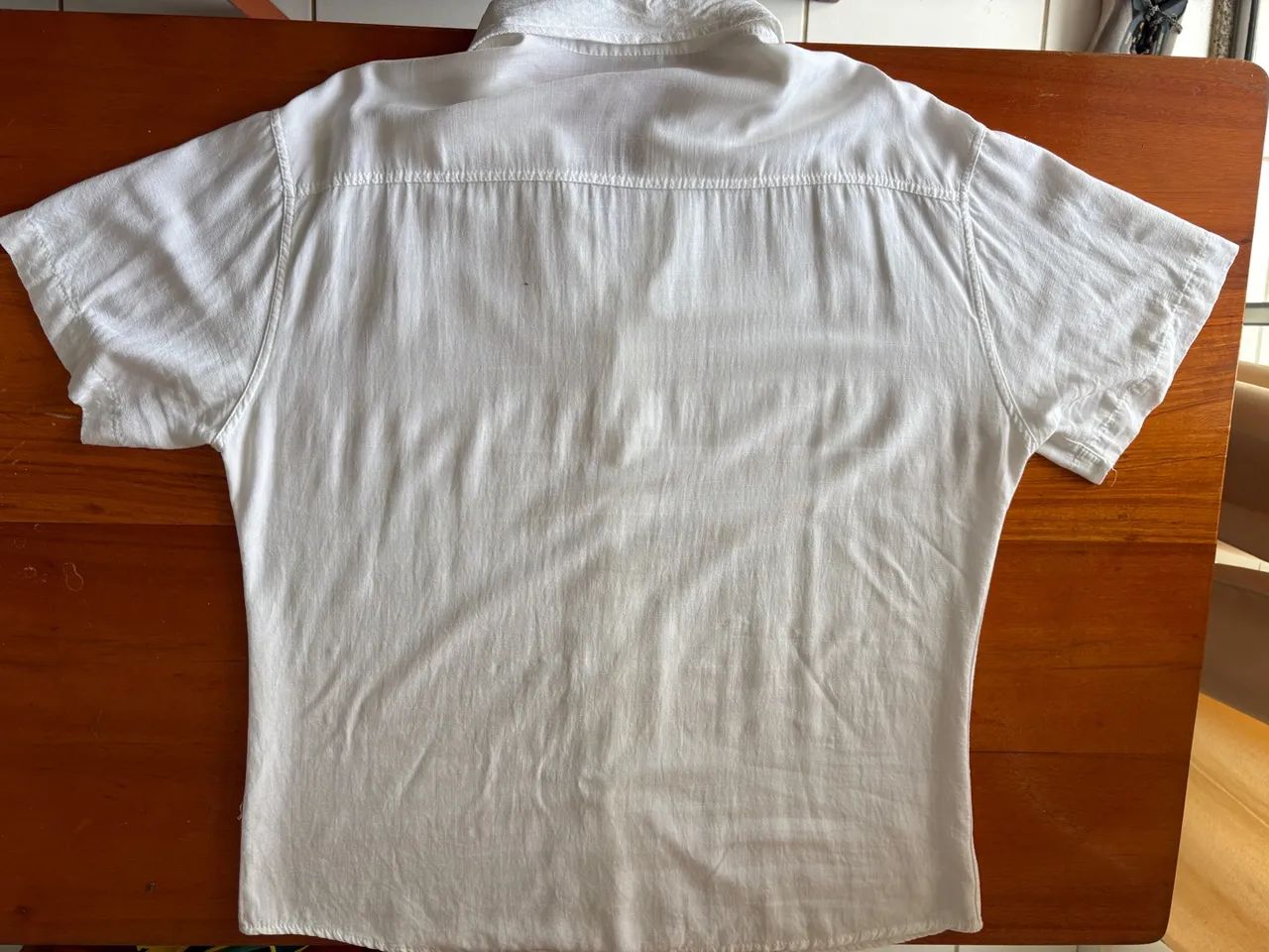 CAMISA EM LINHO BRANCA  (T:M) - Foto 3