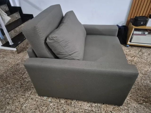 Poltrona Cama | Solteiro | Tecido Acquablock