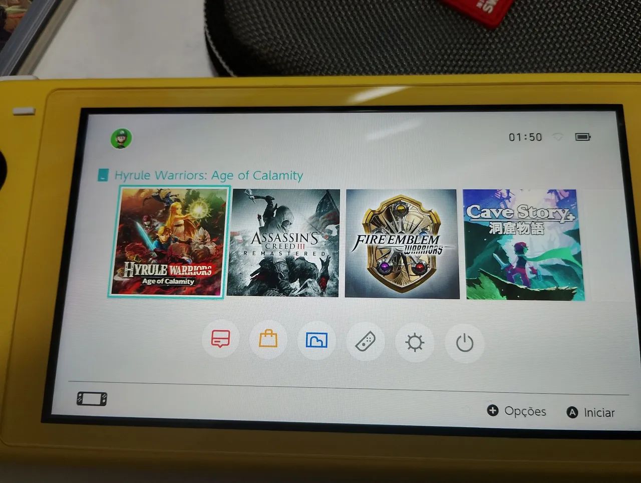 Nintendo switch lite com 3 jogos original  - Foto 2