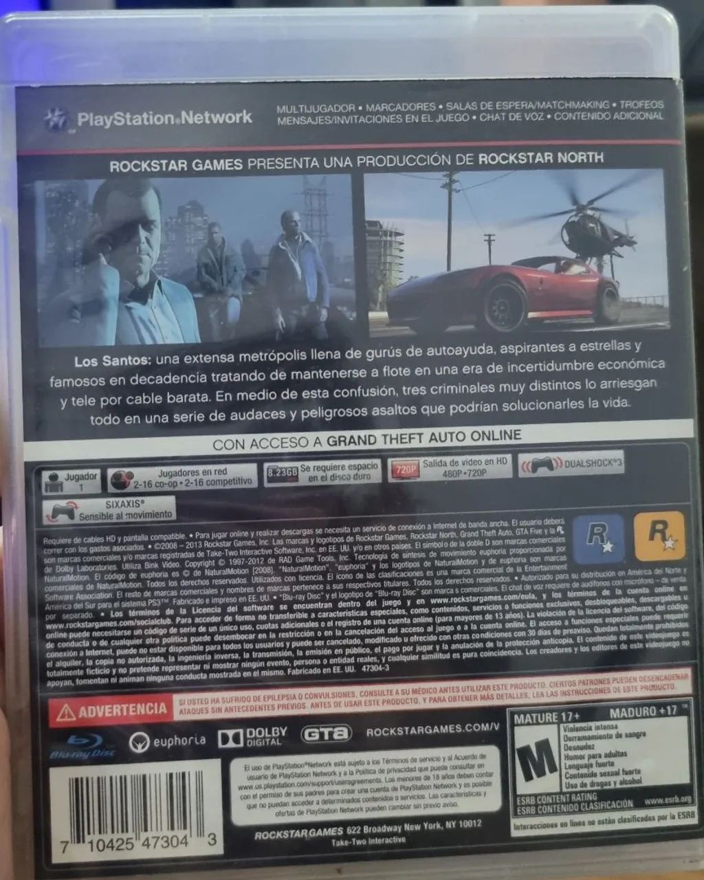Grand Theft Auto 5 ps3 com manual e mapa - Foto 2