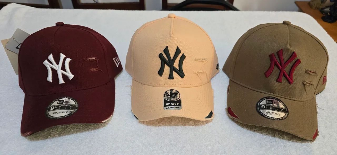 Bonés da New York estilo rasgadinho 