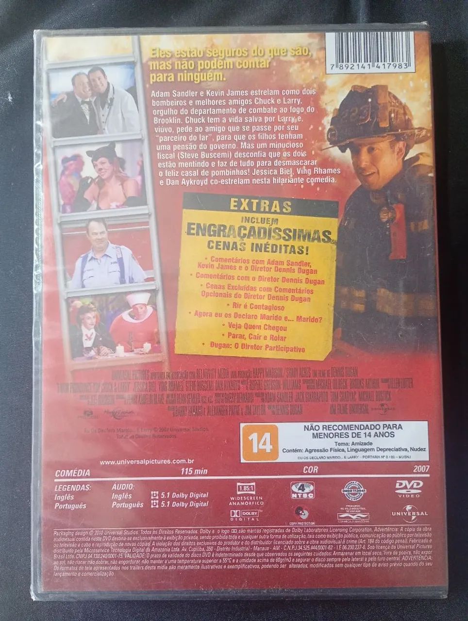 dvd eu os declaro marido e Larry (lacrado) - Foto 2