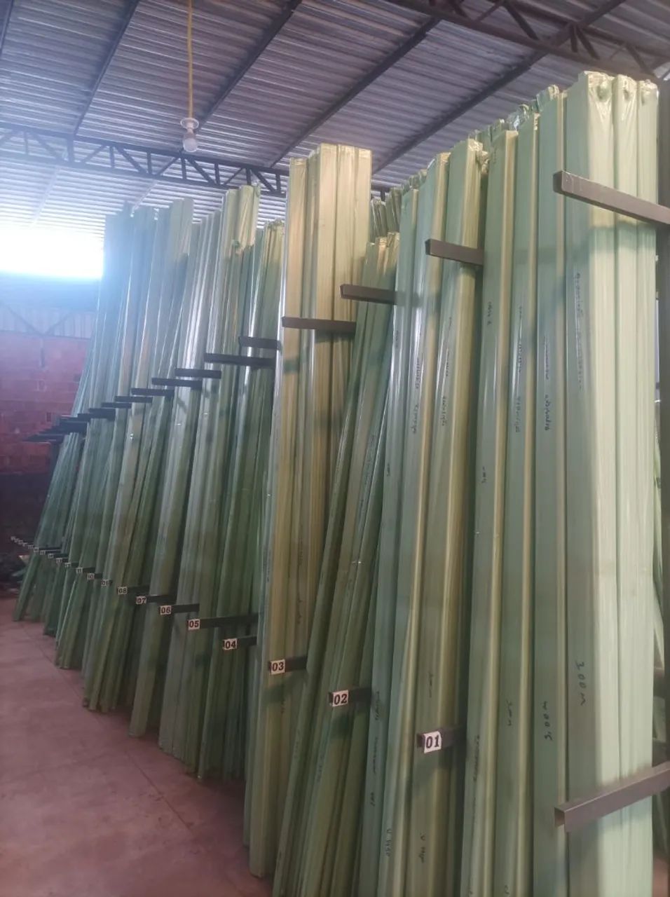 Portas em  com pintura eletrostática de enrolar automática  - Foto 3