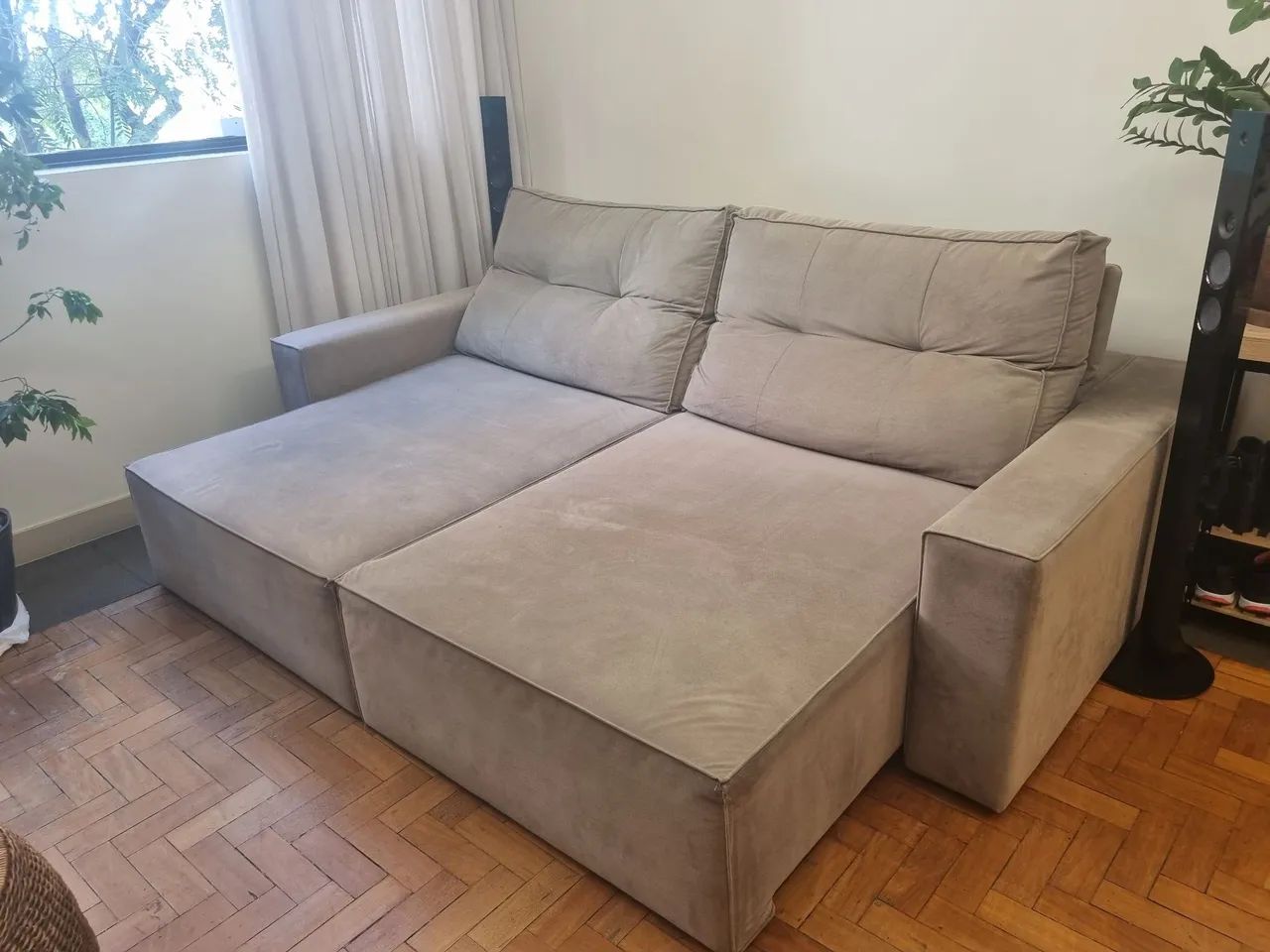 SOFÁ RETRÁTIL RECLINAVEL DA LIDER INTERIORES - Foto 4