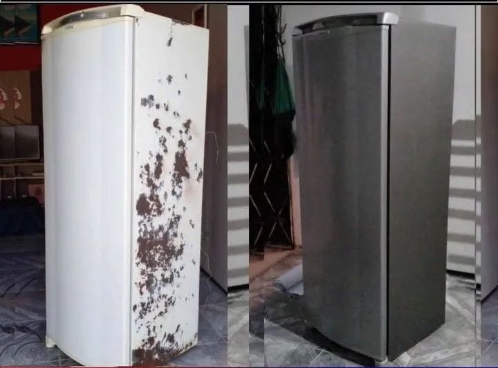 Geladeira renovada 