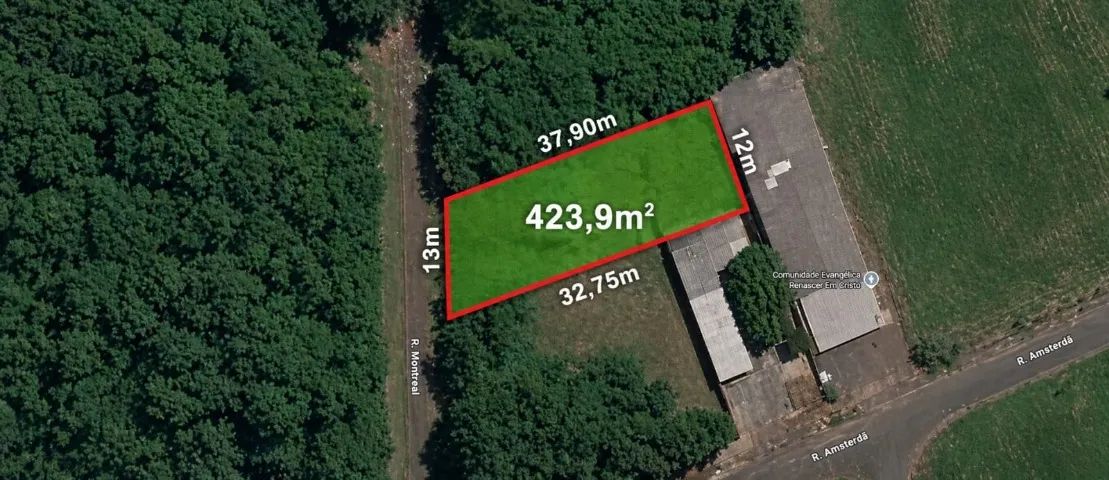 Terreno à venda no Jardim Liberdade I, localizado na Rua Montreal, 423m2