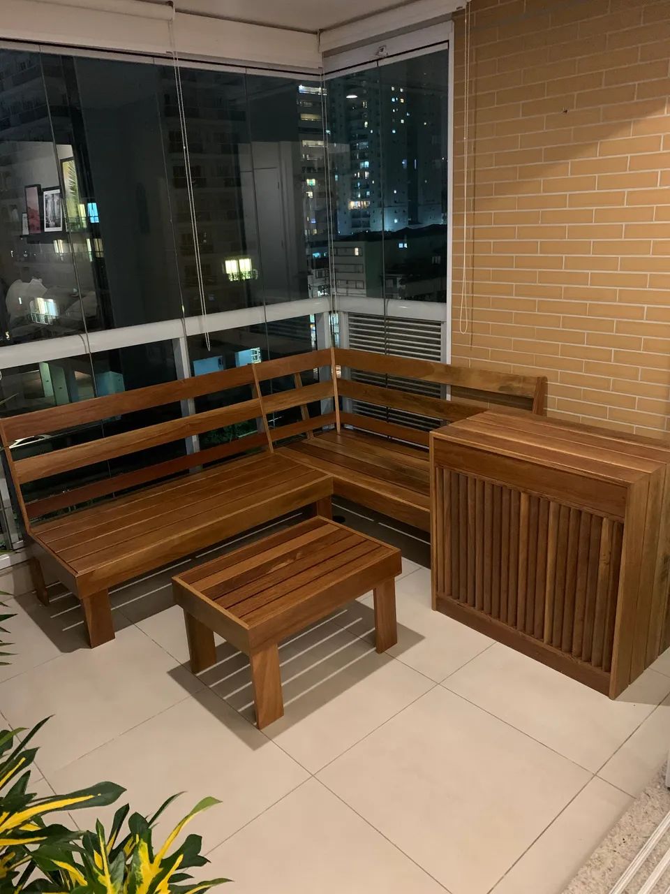 Sofa Canto Alemao com estofado - Foto 5