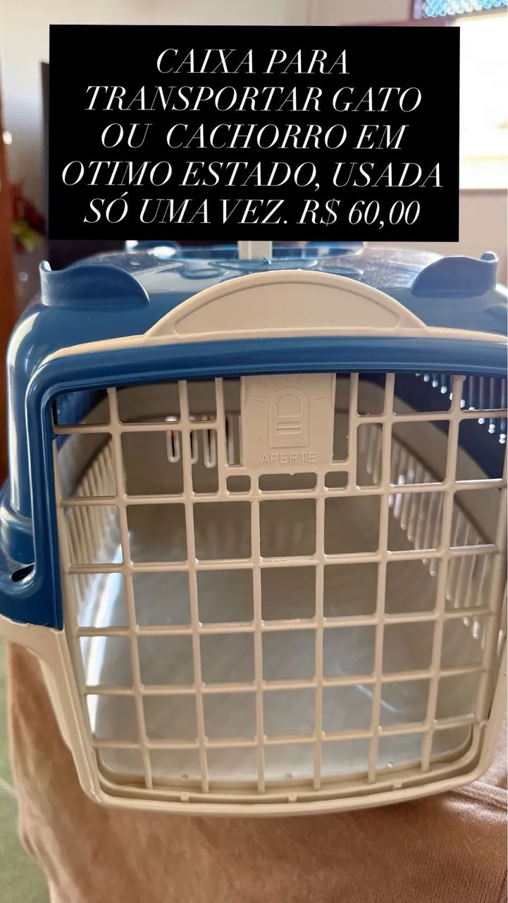 CAIXA DE TRANSPORTE DE GATO