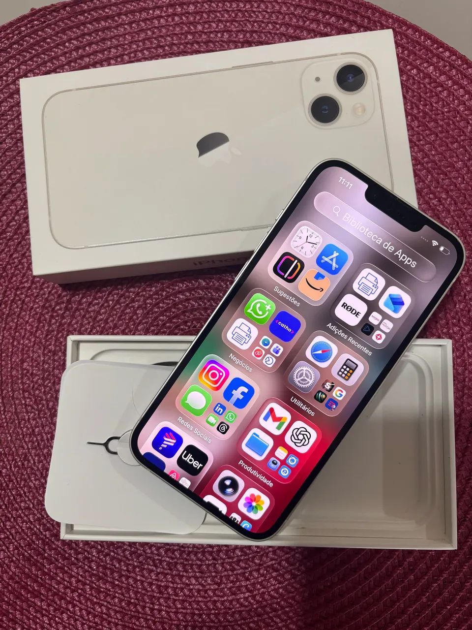 iPhone 13 256gb bateria 82% - Celulares e Smartphones - Chácara