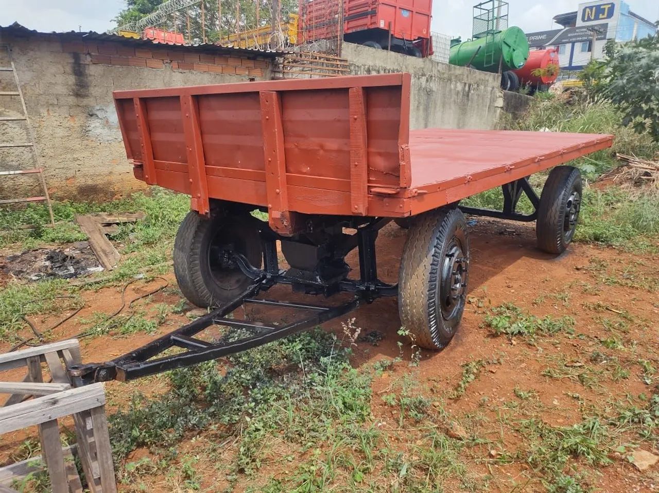 Carreta para carregar máquina de esteiras,  silos e tanque d'água. * - Foto 6