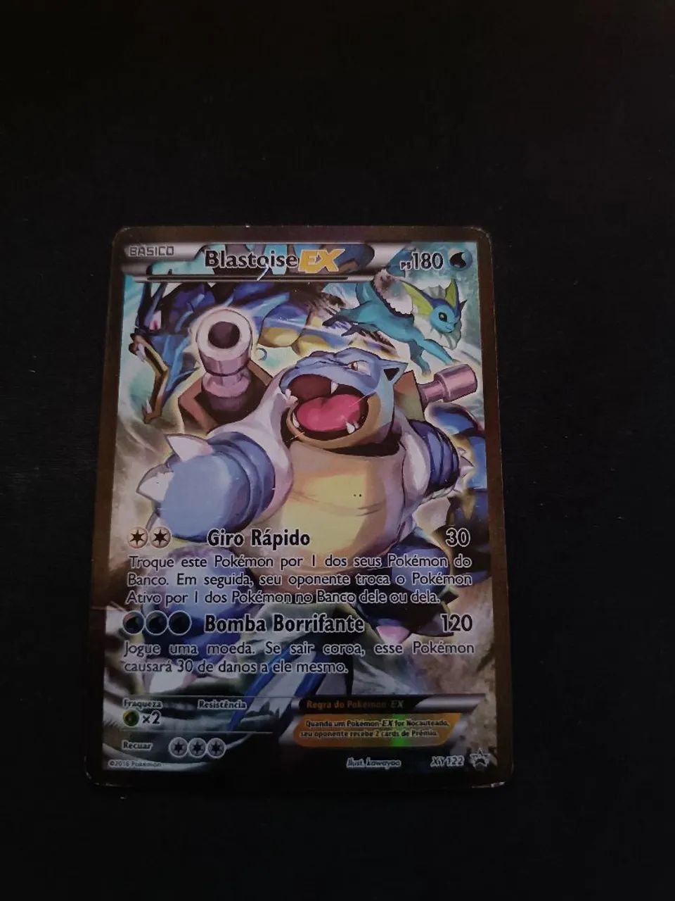 CARTA BLASTOISE EX ULTRA RARA