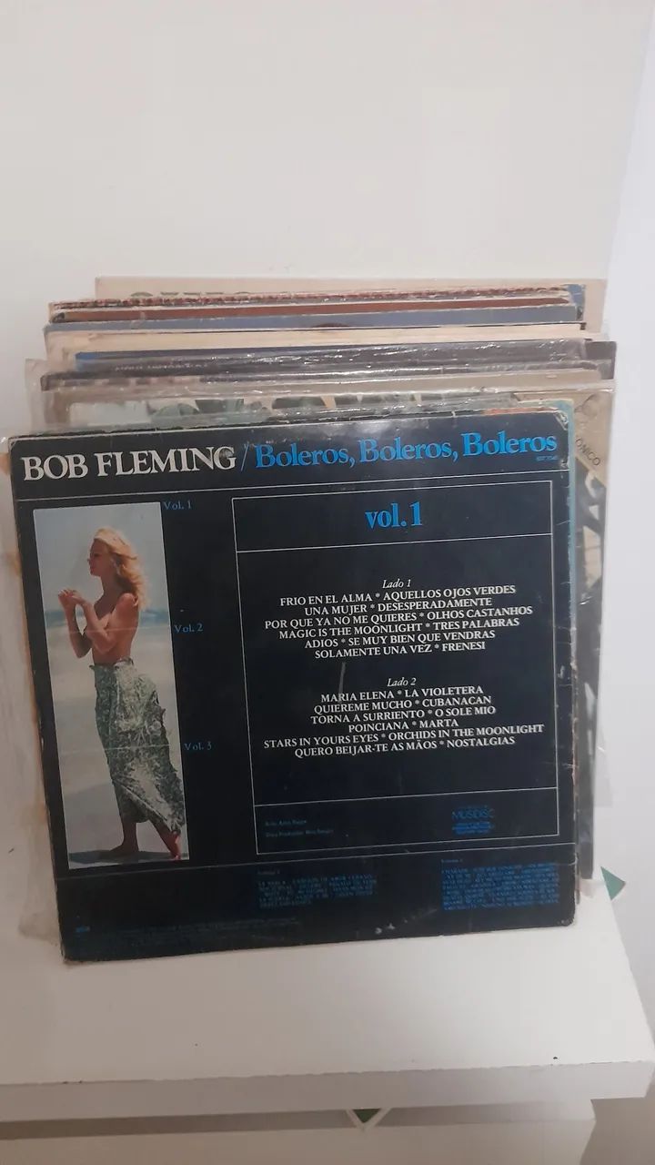 Discos de vinil variados 