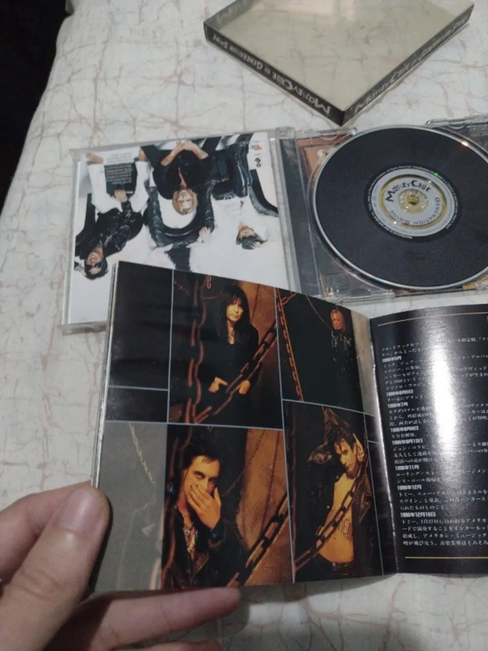 cd motley crue generation swine versão japonesa com música extra e