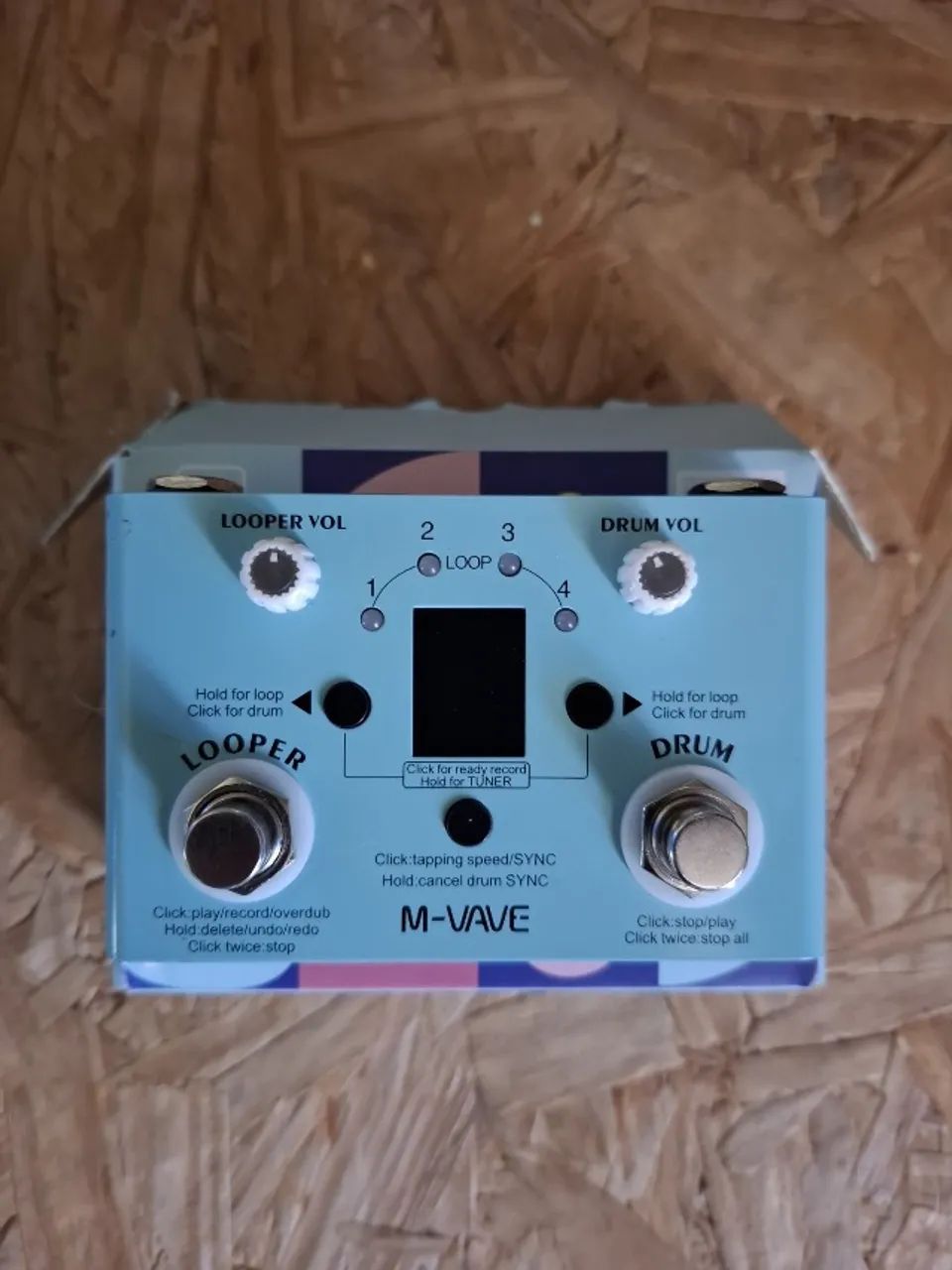 PEDAL LOOPER LOST TEMPO M-VAVE - Foto 2