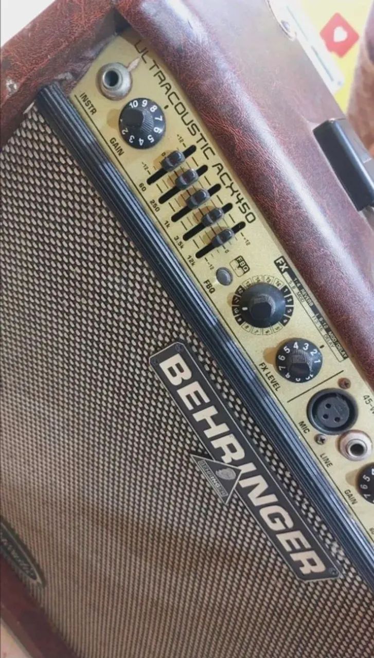 Amplificador Behringer 45w ACX450 - Foto 3