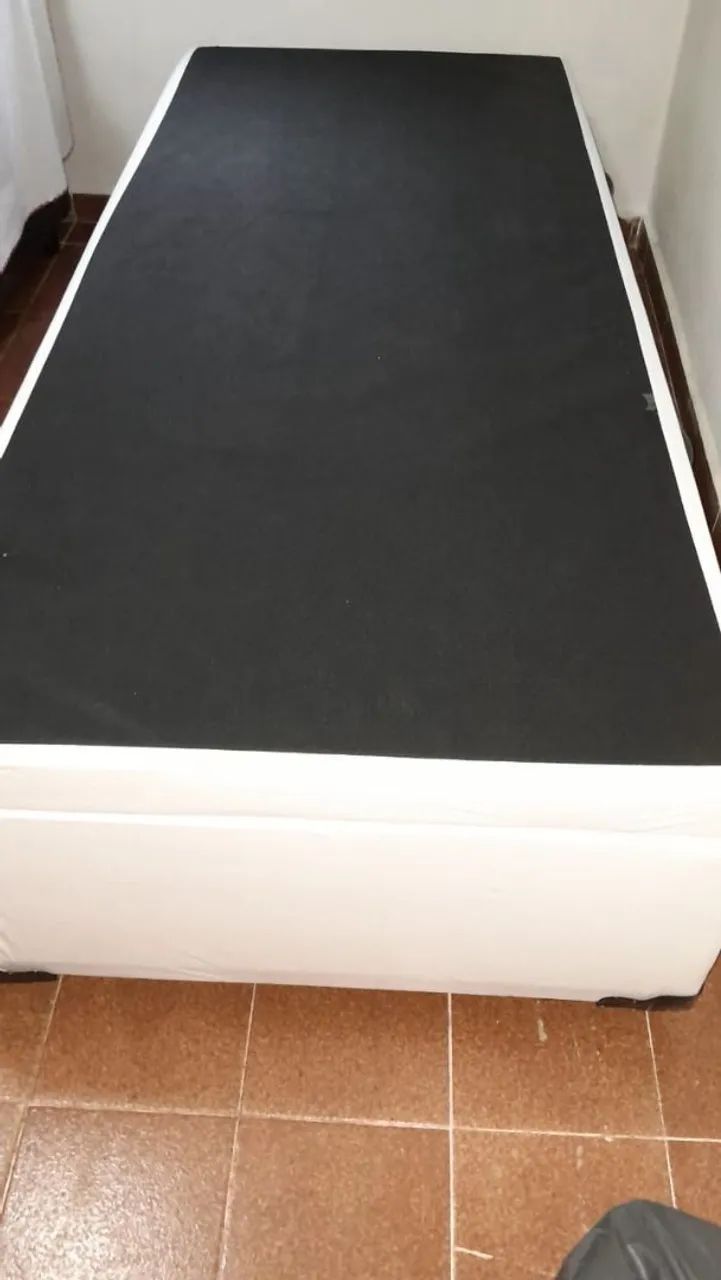 Cama solteiro box com baú + colchão  - Foto 5