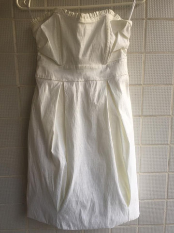vestido branco olx